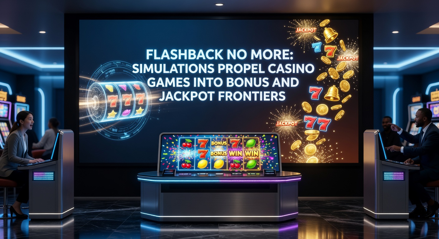 Dynamic screenshot of a jackpot simulation in progress, with glowing bonus orbs and a climbing progressive meter against a futuristic casino backdrop