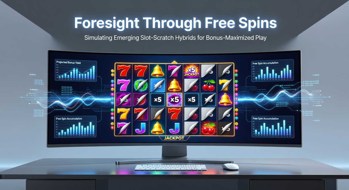 Vibrant slot-scratch hybrid game interface showing spinning reels merged with instant scratch elements and cascading bonus features